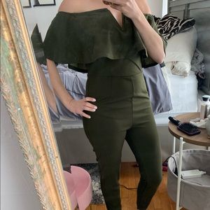 $3 when bundled! Green one piece jumpsuit